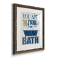 Bubble Bath - Premium Framed Print - Distressed Barnwood Frame - Ready to Hang