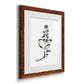 Inky Botanical III - Premium Framed Print - Distressed Barnwood Frame - Ready to Hang