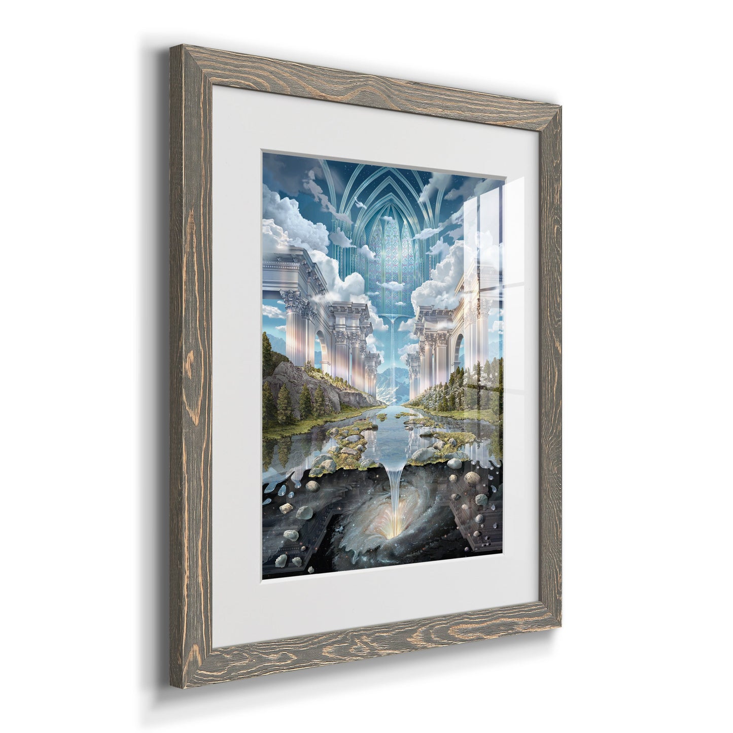 Genesis II - Premium Framed Print - Distressed Barnwood Frame - Ready to Hang