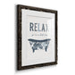 Palm Bath I - Barnwood Framed Art Print
