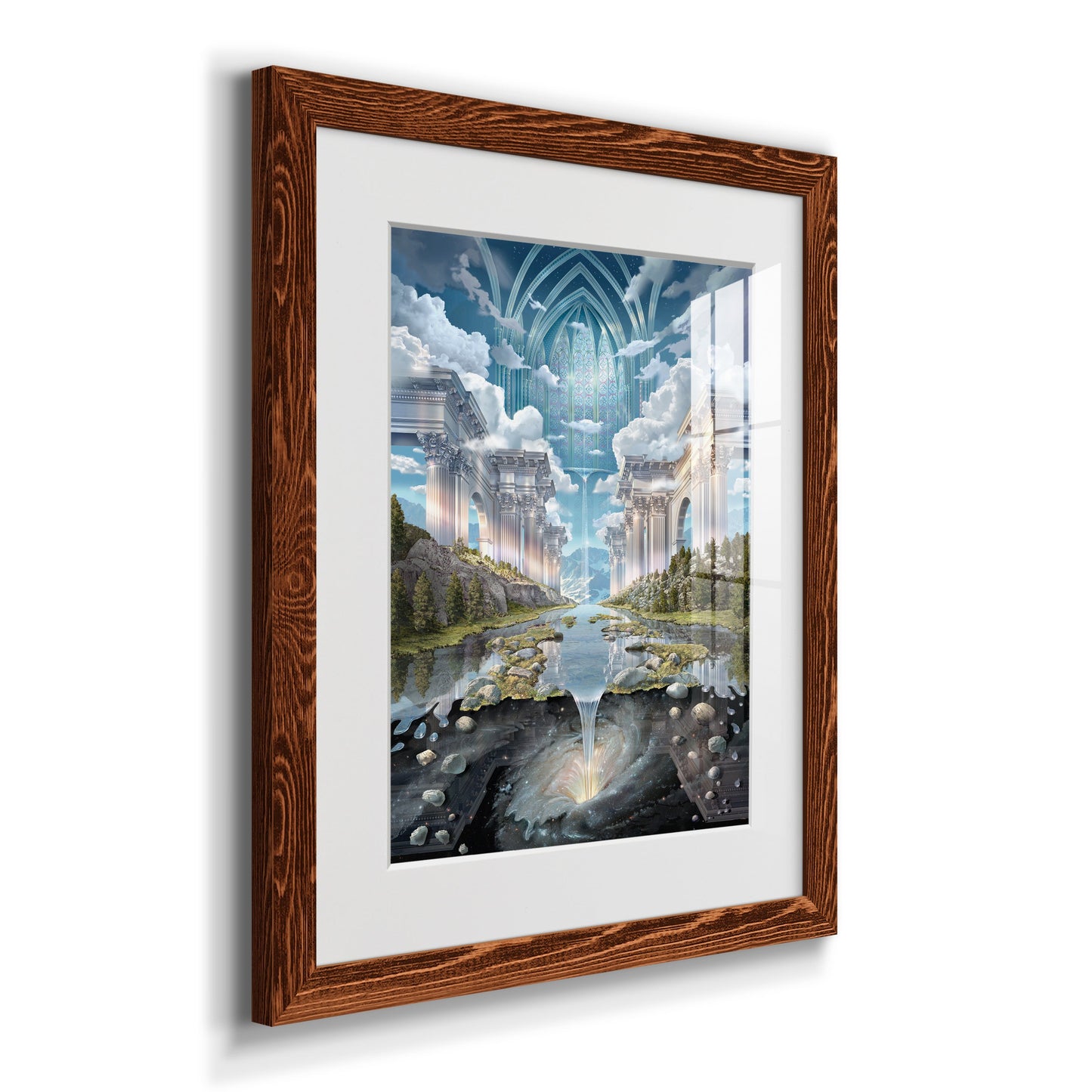 Genesis II - Premium Framed Print - Distressed Barnwood Frame - Ready to Hang