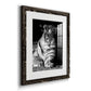 Tiger Repose - Premium Framed Print - Distressed Barnwood Frame - Ready to Hang