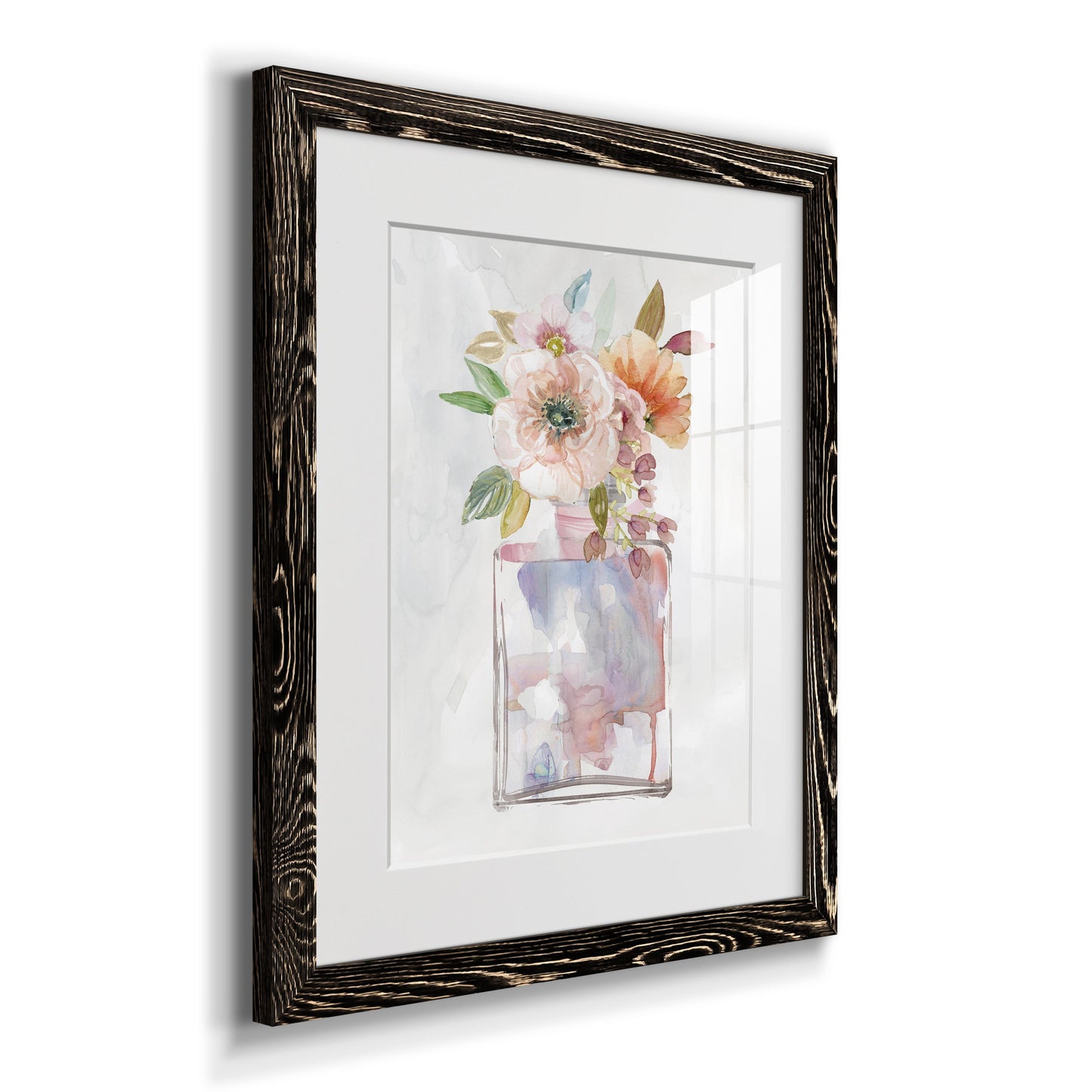 Mini Bouquet II - Premium Framed Print - Distressed Barnwood Frame - Ready to Hang