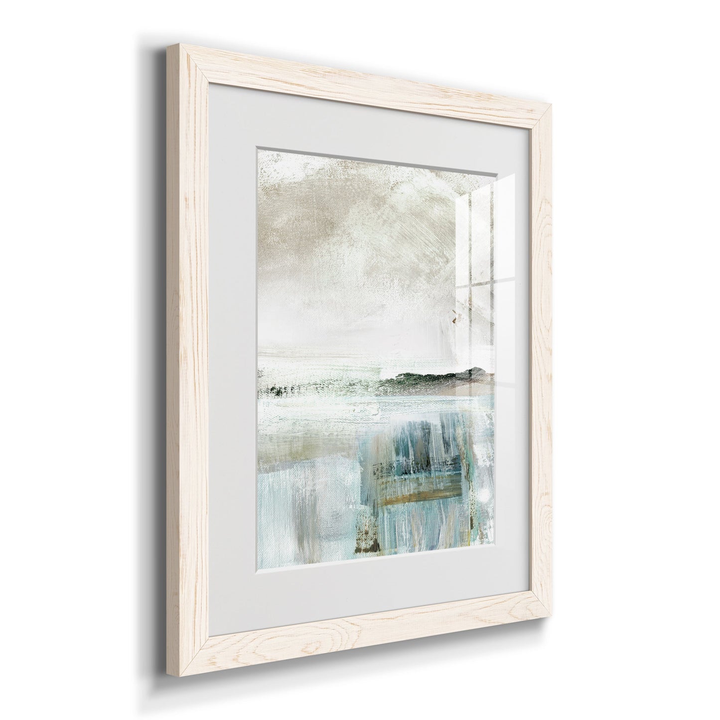 Summer Teal II - Premium Framed Print - Distressed Barnwood Frame - Ready to Hang