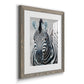 Namibia Zebra - Premium Framed Print - Distressed Barnwood Frame - Ready to Hang