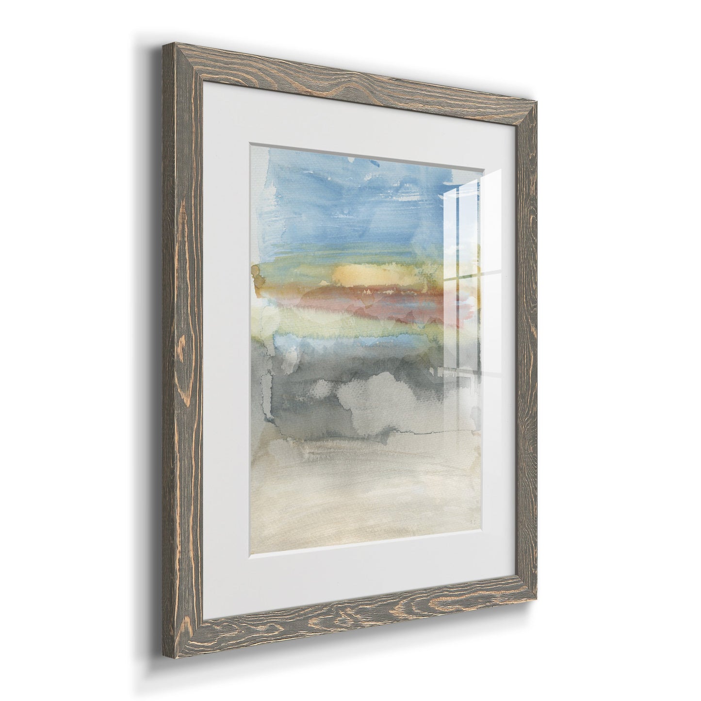 High Desert Sunset I - Premium Framed Print - Distressed Barnwood Frame - Ready to Hang