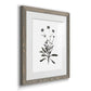 Inky Botanical I - Premium Framed Print - Distressed Barnwood Frame - Ready to Hang