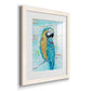 Island Parrot I - Premium Framed Print - Distressed Barnwood Frame - Ready to Hang