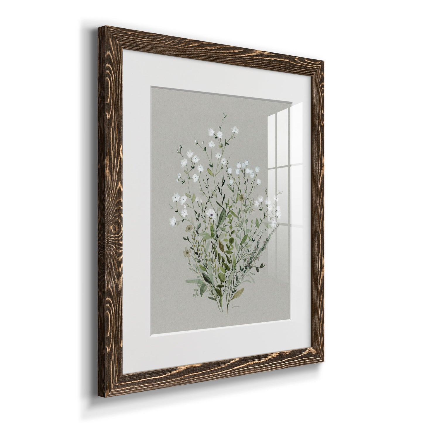 Bouquet of Grace II - Premium Framed Print - Distressed Barnwood Frame - Ready to Hang