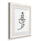 Inky Botanical III - Premium Framed Print - Distressed Barnwood Frame - Ready to Hang