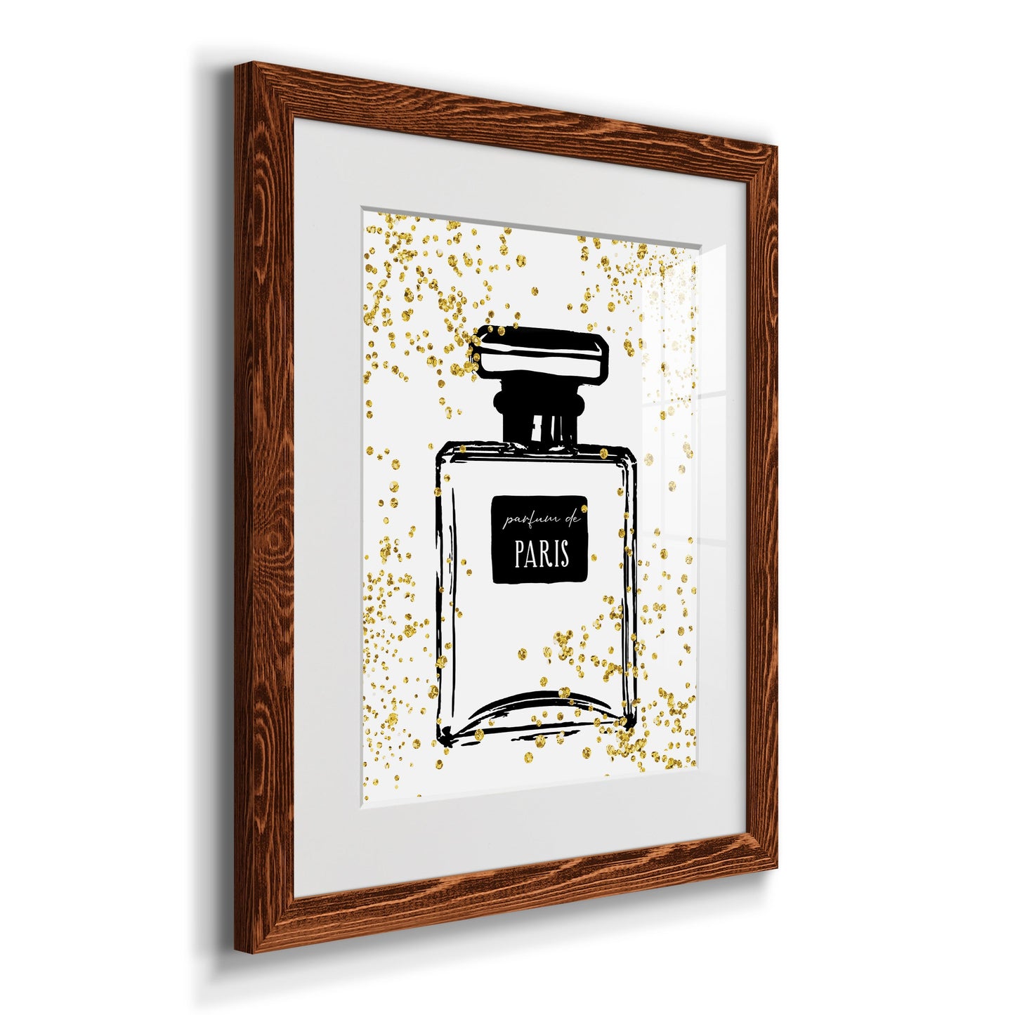 Glitter Perfume I - Premium Framed Print - Distressed Barnwood Frame - Ready to Hang