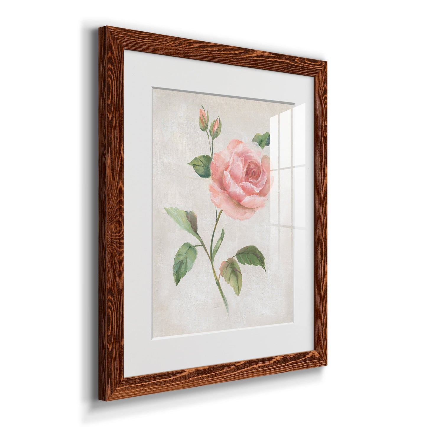 Grandiflora I - Premium Framed Print - Distressed Barnwood Frame - Ready to Hang