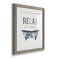 Palm Bath I - Barnwood Framed Art Print