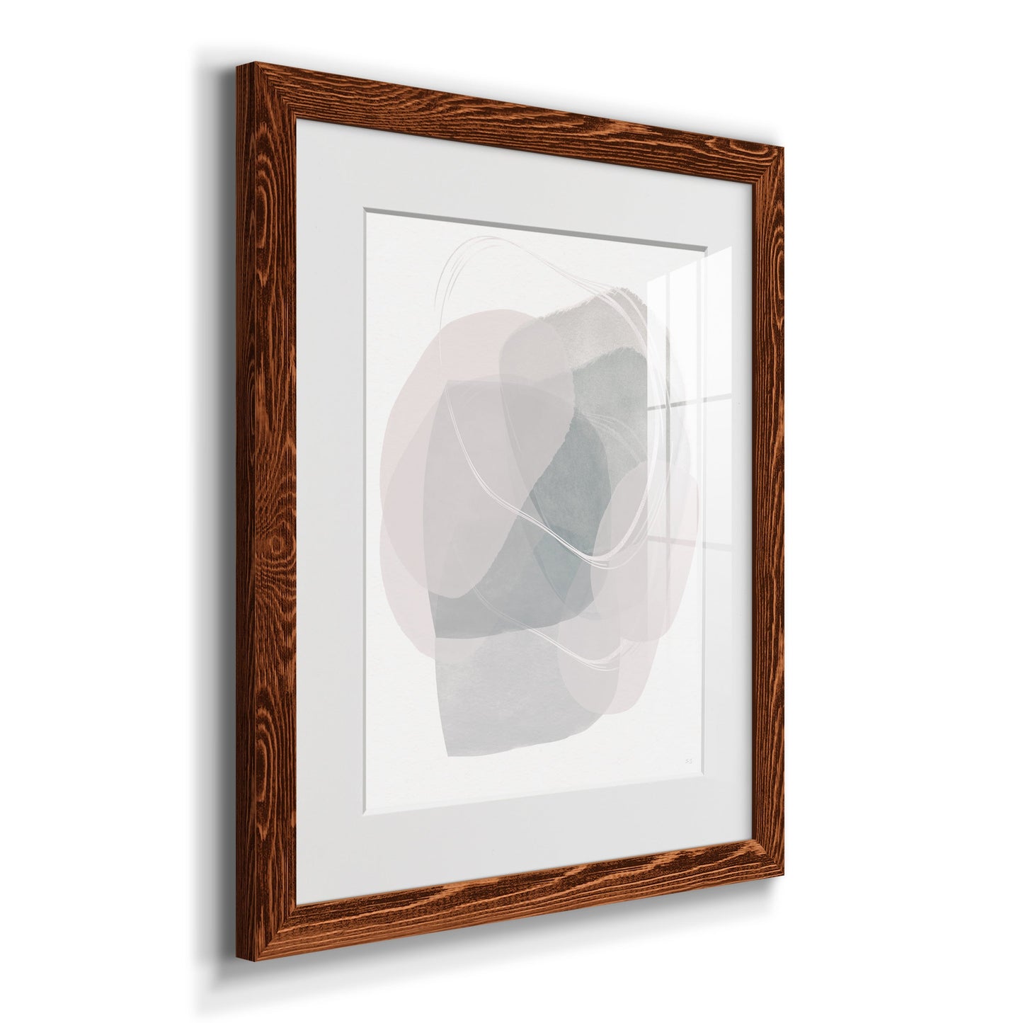 River Jewels I - Premium Framed Print - Distressed Barnwood Frame - Ready to Hang