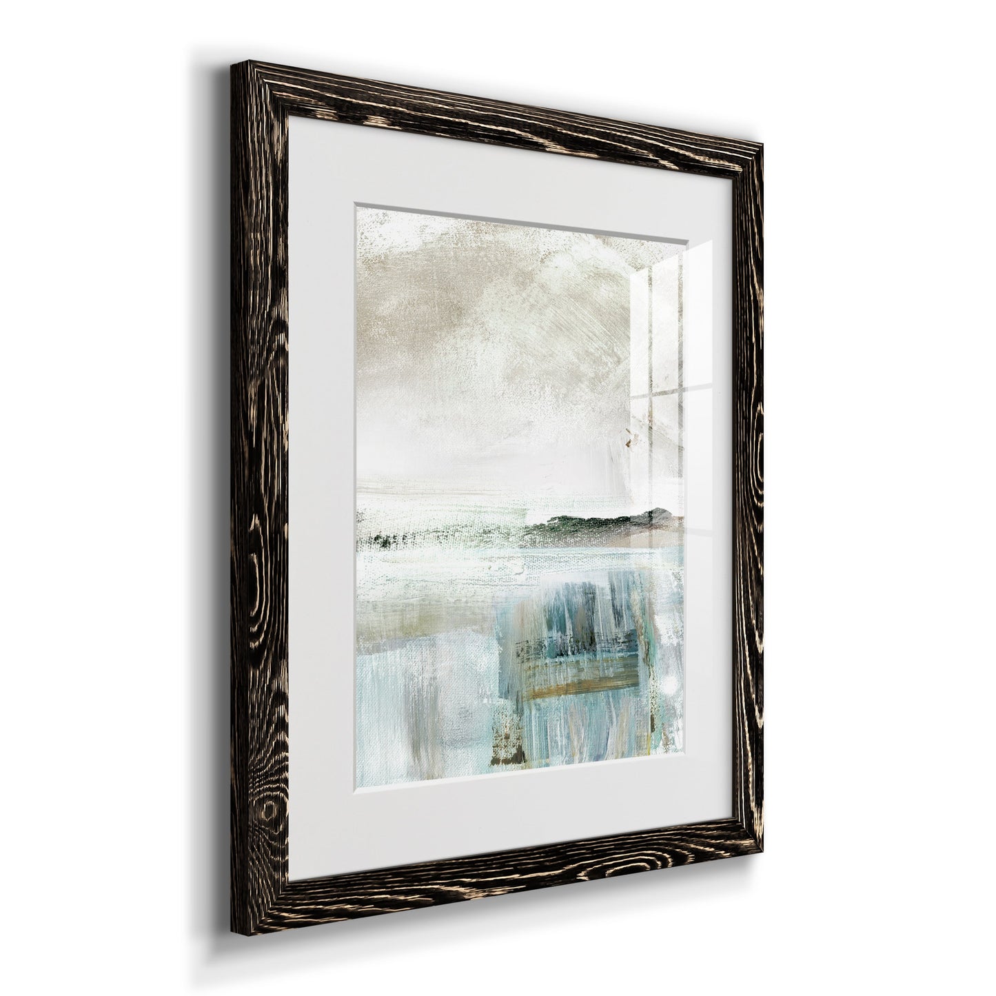 Summer Teal II - Premium Framed Print - Distressed Barnwood Frame - Ready to Hang