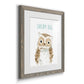 Dream Big Owl - Premium Framed Print - Distressed Barnwood Frame - Ready to Hang