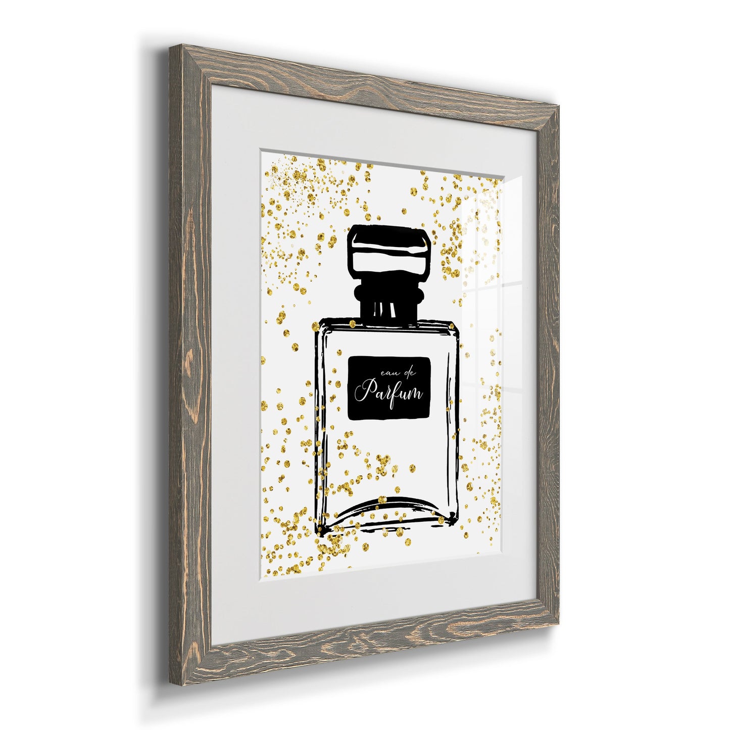 Glitter Perfume II - Premium Framed Print - Distressed Barnwood Frame - Ready to Hang