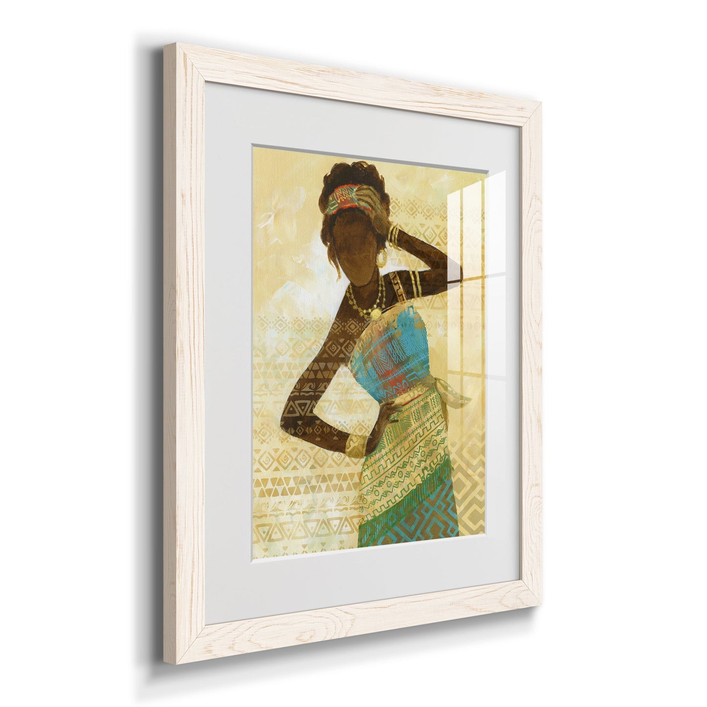 Tribal Vision II - Premium Framed Print - Distressed Barnwood Frame - Ready to Hang