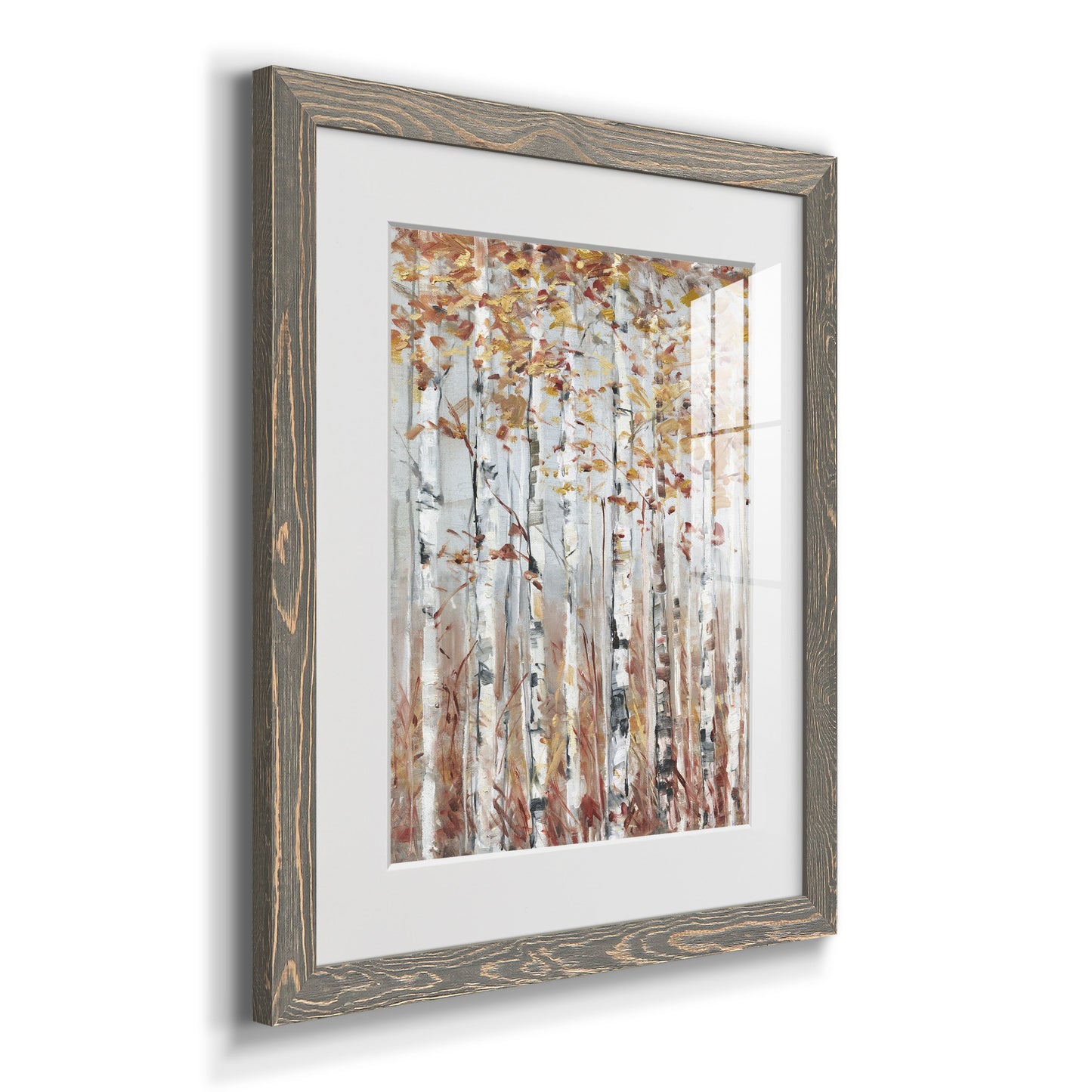 Copper Forest - Premium Framed Print - Distressed Barnwood Frame - Ready to Hang