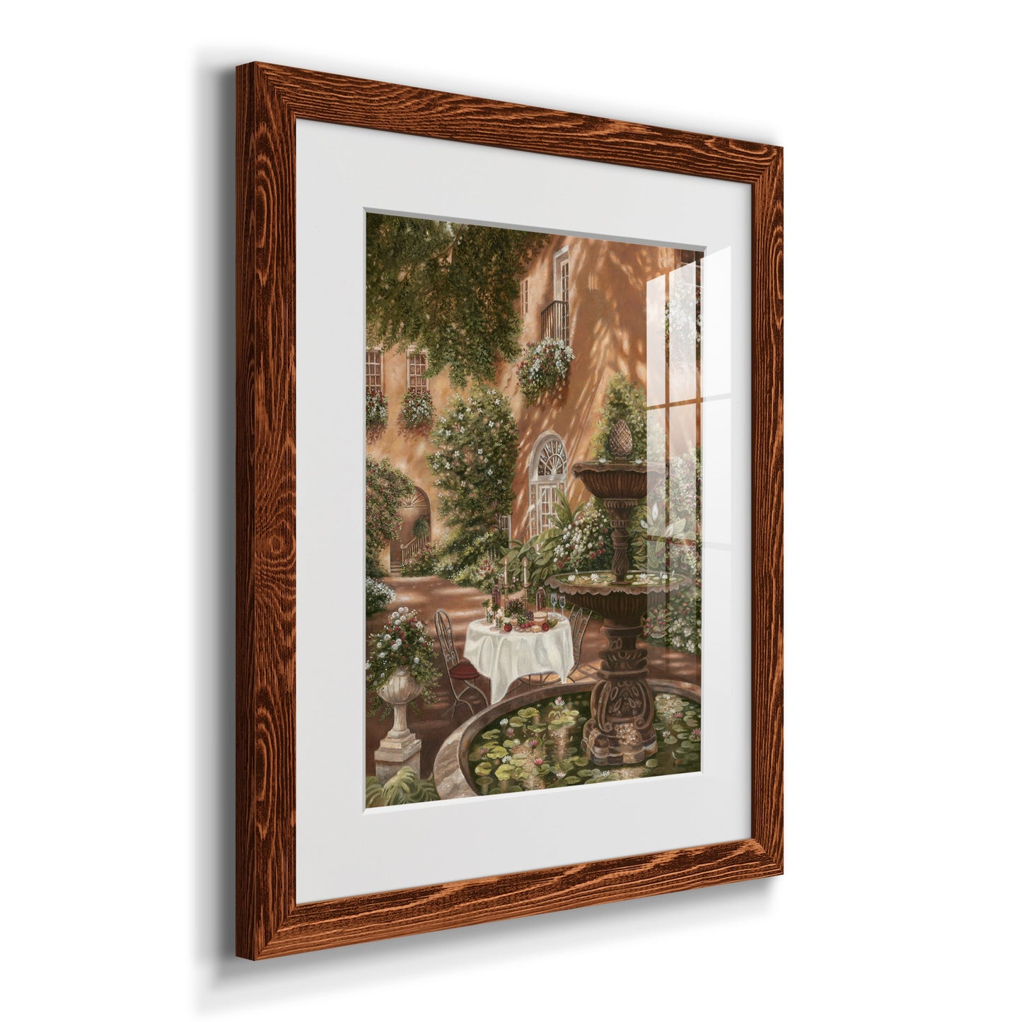 Evening Cocktails II - Premium Framed Print - Distressed Barnwood Frame - Ready to Hang