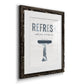 Palm Bath II - Barnwood Framed Art Print