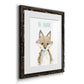 Be Brave Fox - Premium Framed Print - Distressed Barnwood Frame - Ready to Hang