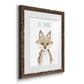 Be Brave Fox - Premium Framed Print - Distressed Barnwood Frame - Ready to Hang