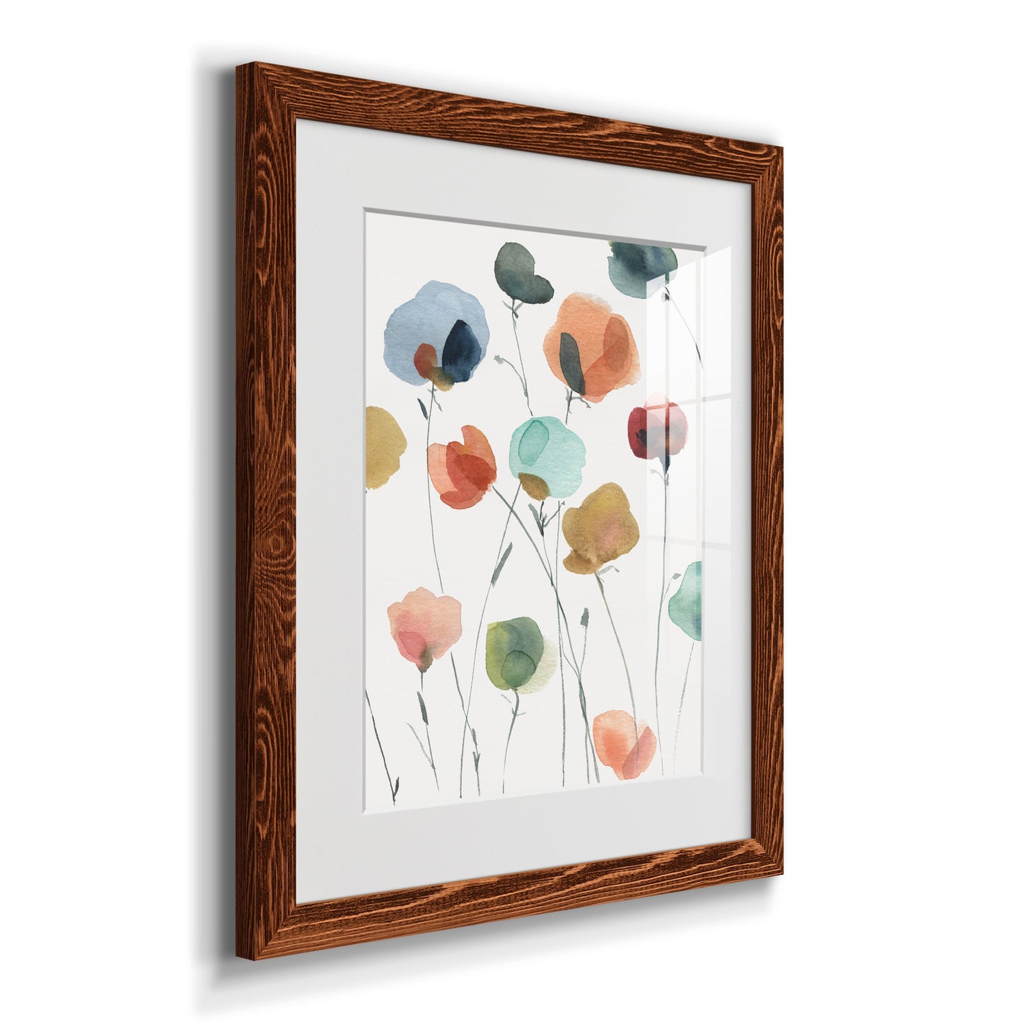 Lollipop Garden II - Premium Framed Print - Distressed Barnwood Frame - Ready to Hang