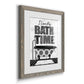 Bath Time - Premium Framed Print - Distressed Barnwood Frame - Ready to Hang