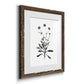 Inky Botanical I - Premium Framed Print - Distressed Barnwood Frame - Ready to Hang