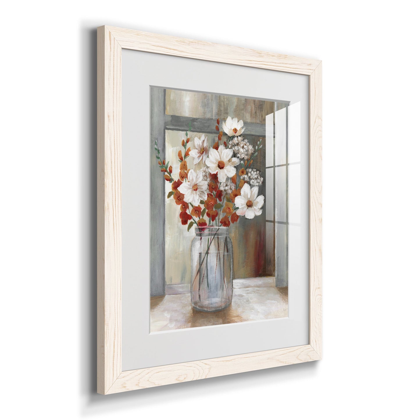 Autumn Spray - Barnwood Framed Art Print