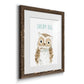 Dream Big Owl - Premium Framed Print - Distressed Barnwood Frame - Ready to Hang