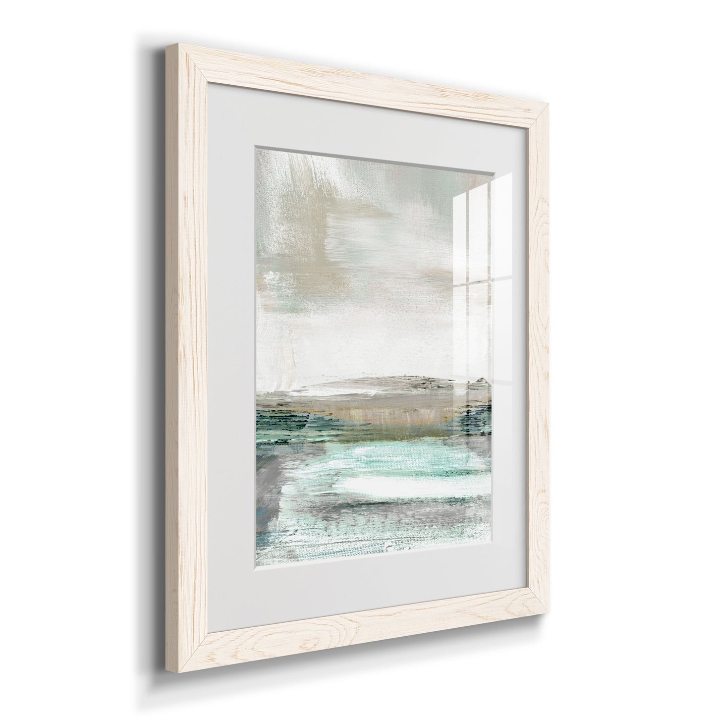 Summer Teal I - Premium Framed Print - Distressed Barnwood Frame - Ready to Hang