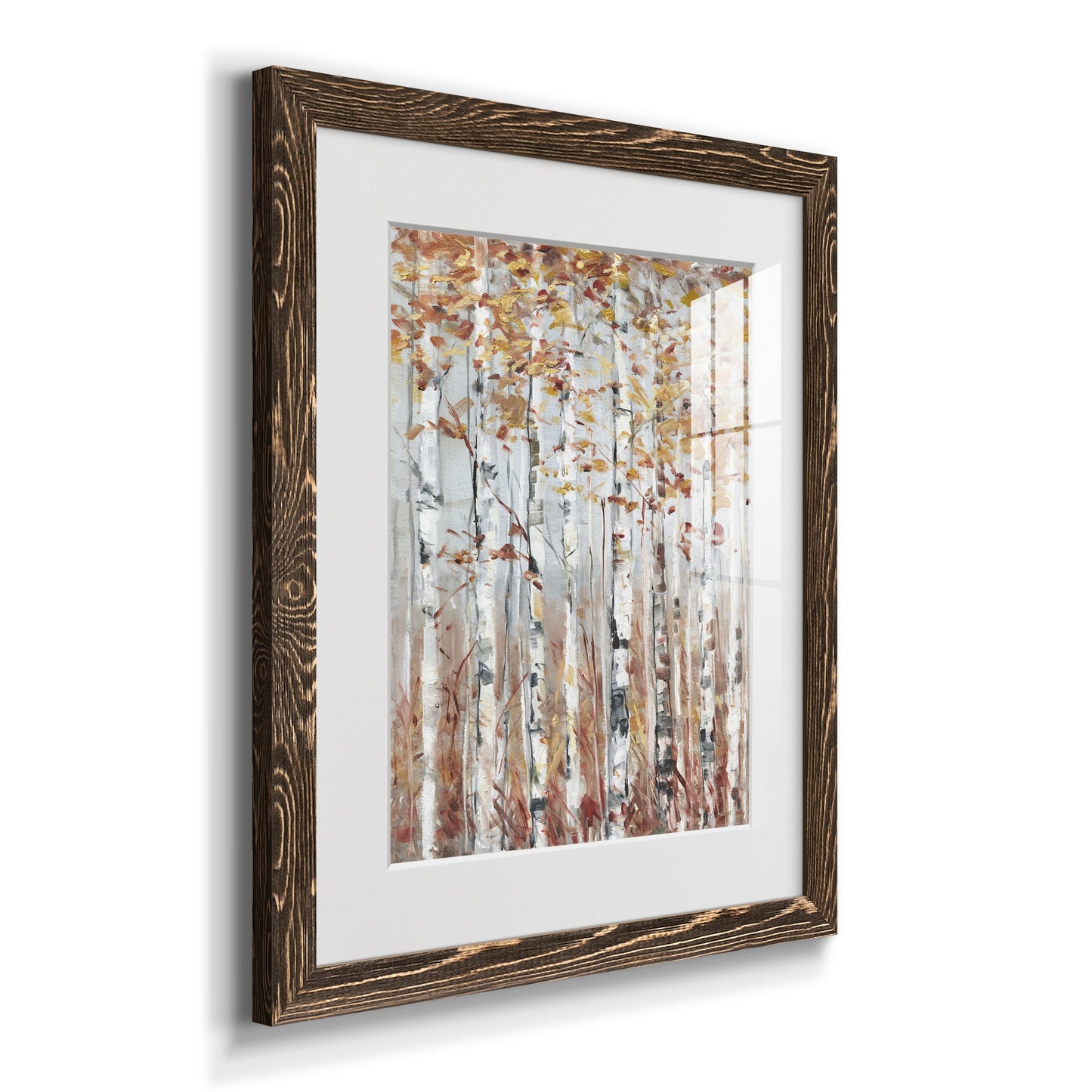 Copper Forest - Premium Framed Print - Distressed Barnwood Frame - Ready to Hang