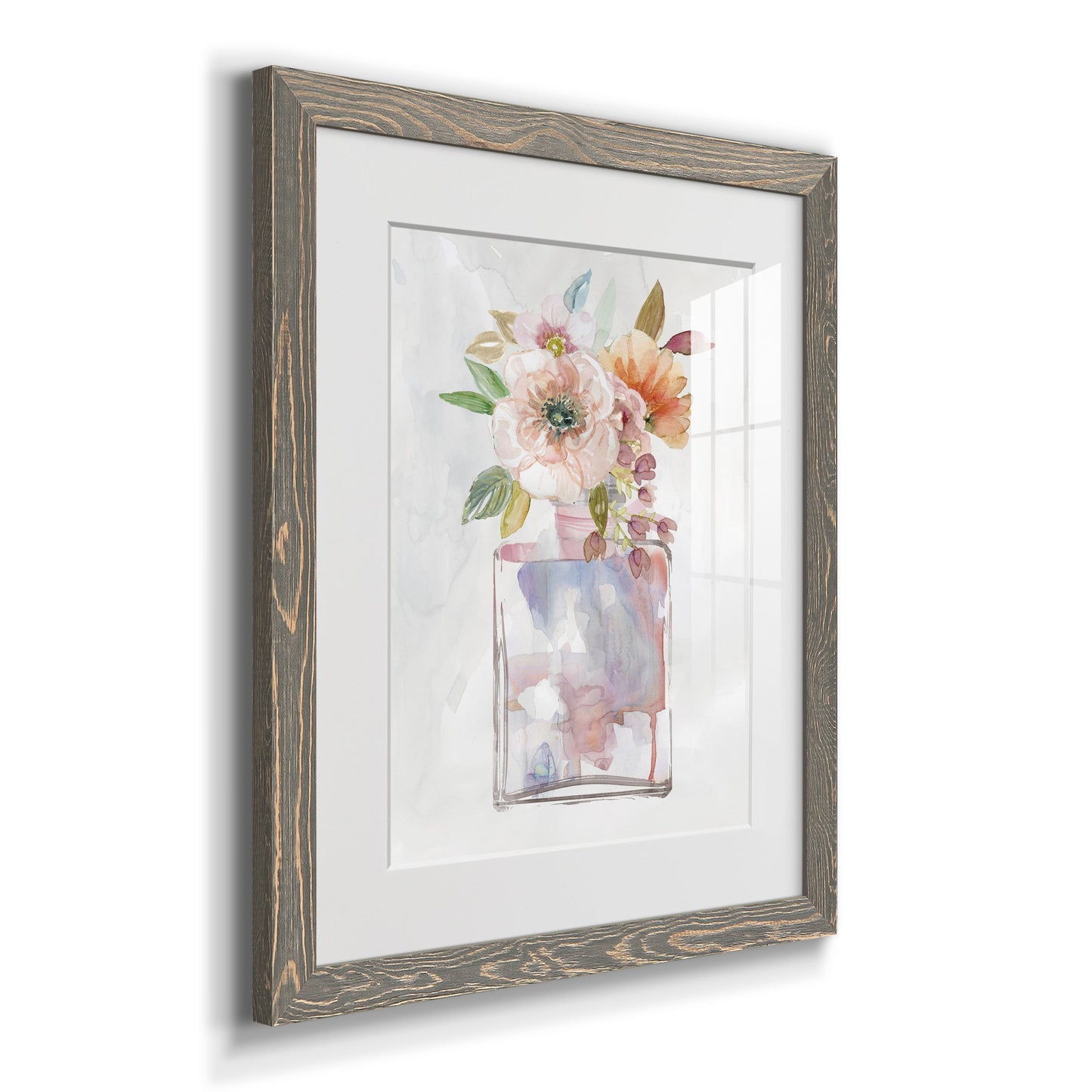 Mini Bouquet II - Premium Framed Print - Distressed Barnwood Frame - Ready to Hang