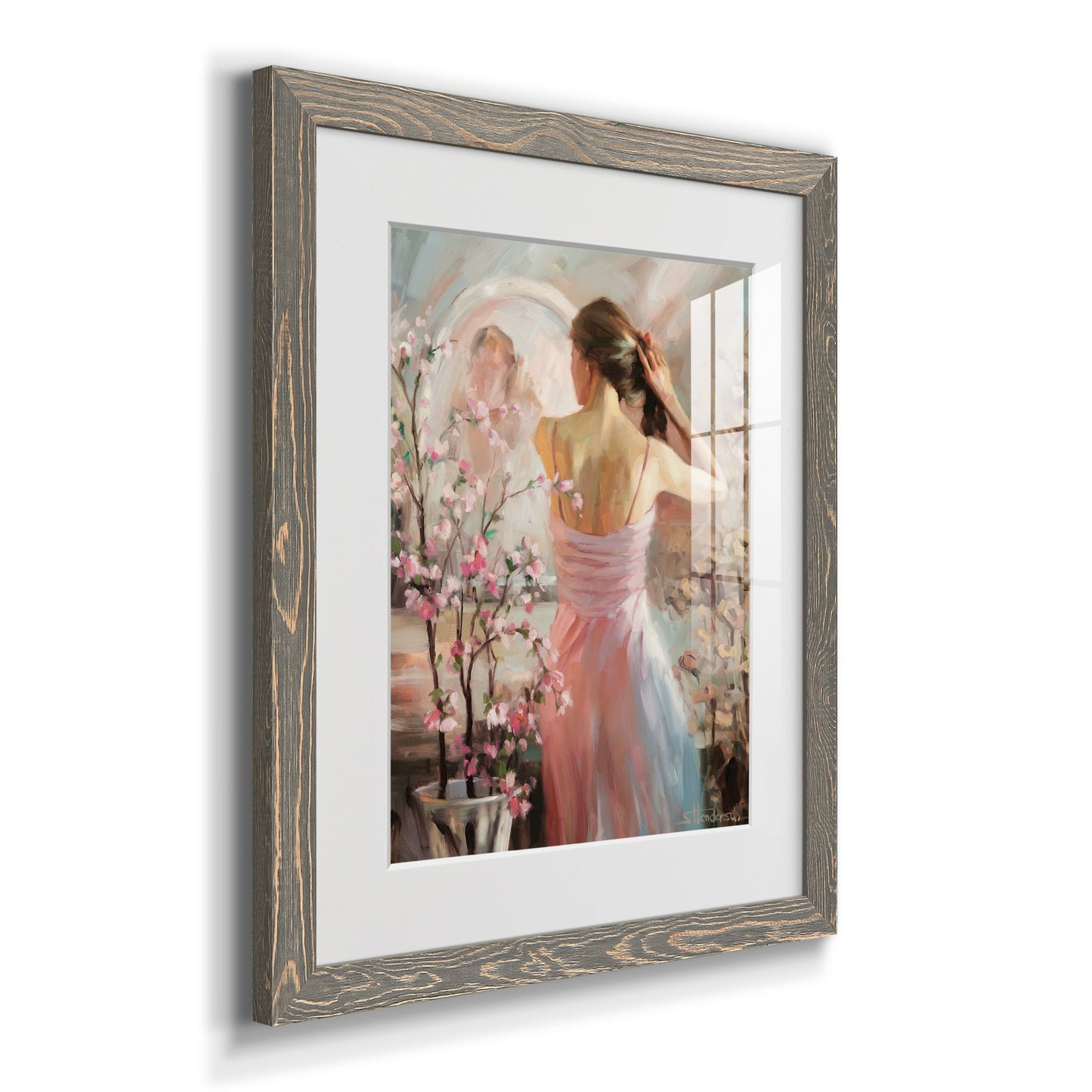 Evening Ahead - Premium Framed Print - Distressed Barnwood Frame - Ready to Hang