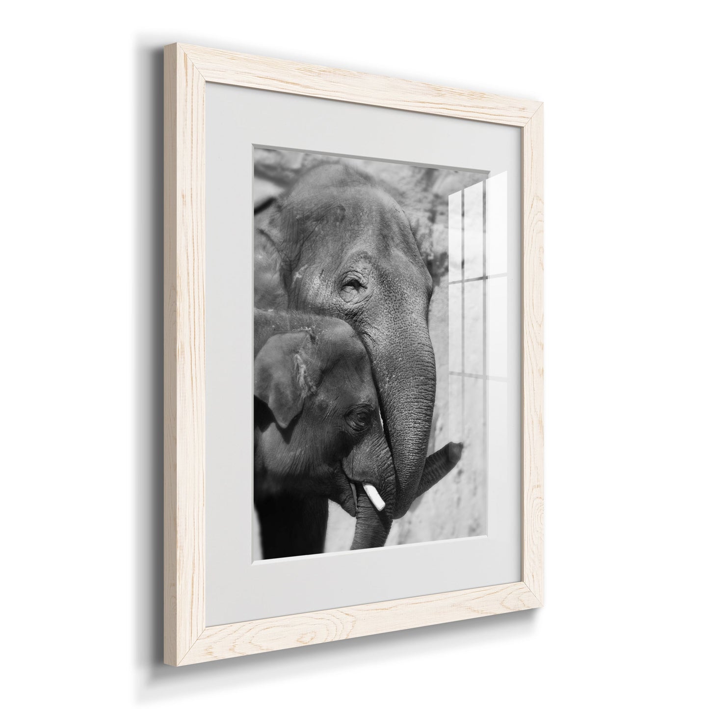 Tender Moment - Premium Framed Print - Distressed Barnwood Frame - Ready to Hang