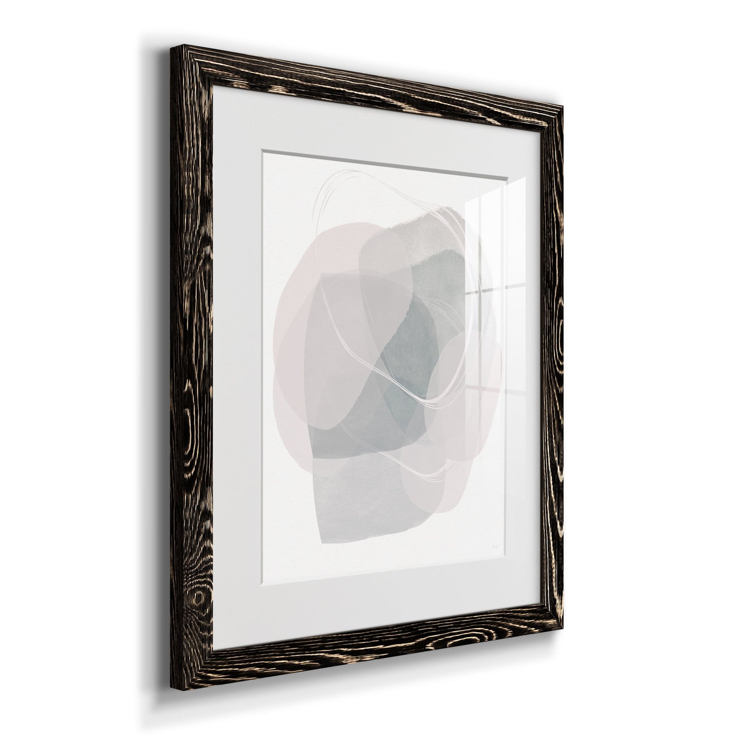 River Jewels I - Premium Framed Print - Distressed Barnwood Frame - Ready to Hang