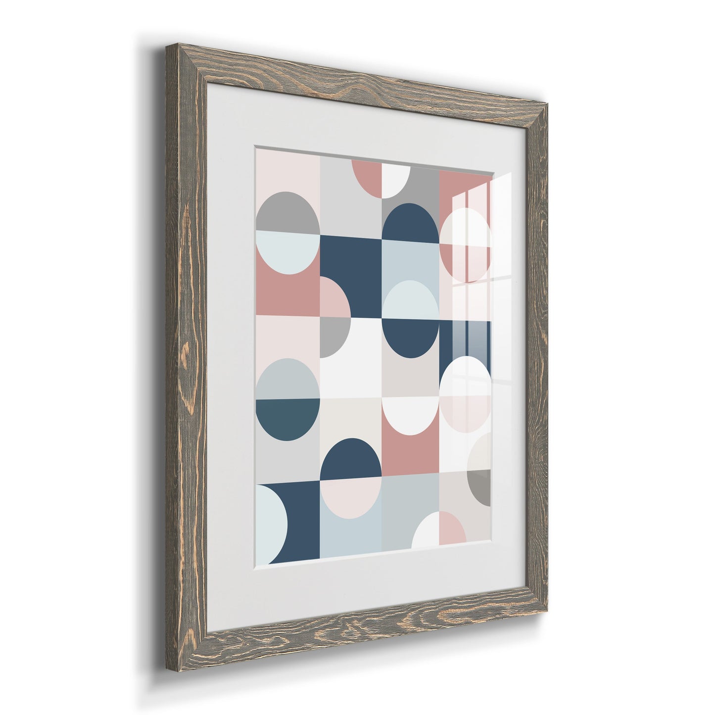 Modern Reflection - Premium Framed Print - Distressed Barnwood Frame - Ready to Hang