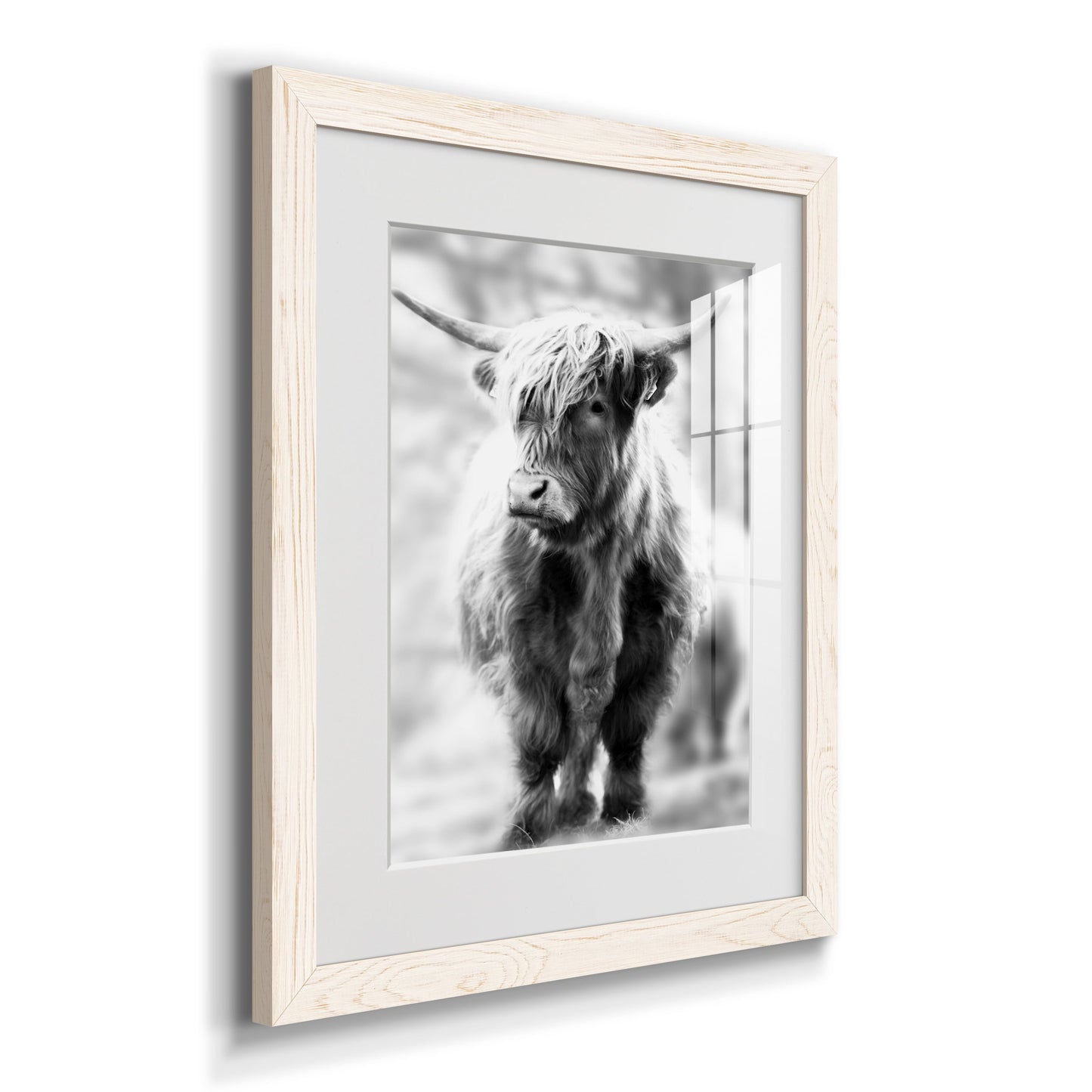 Yorkshire Highland - Premium Framed Print - Distressed Barnwood Frame - Ready to Hang