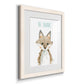 Be Brave Fox - Premium Framed Print - Distressed Barnwood Frame - Ready to Hang