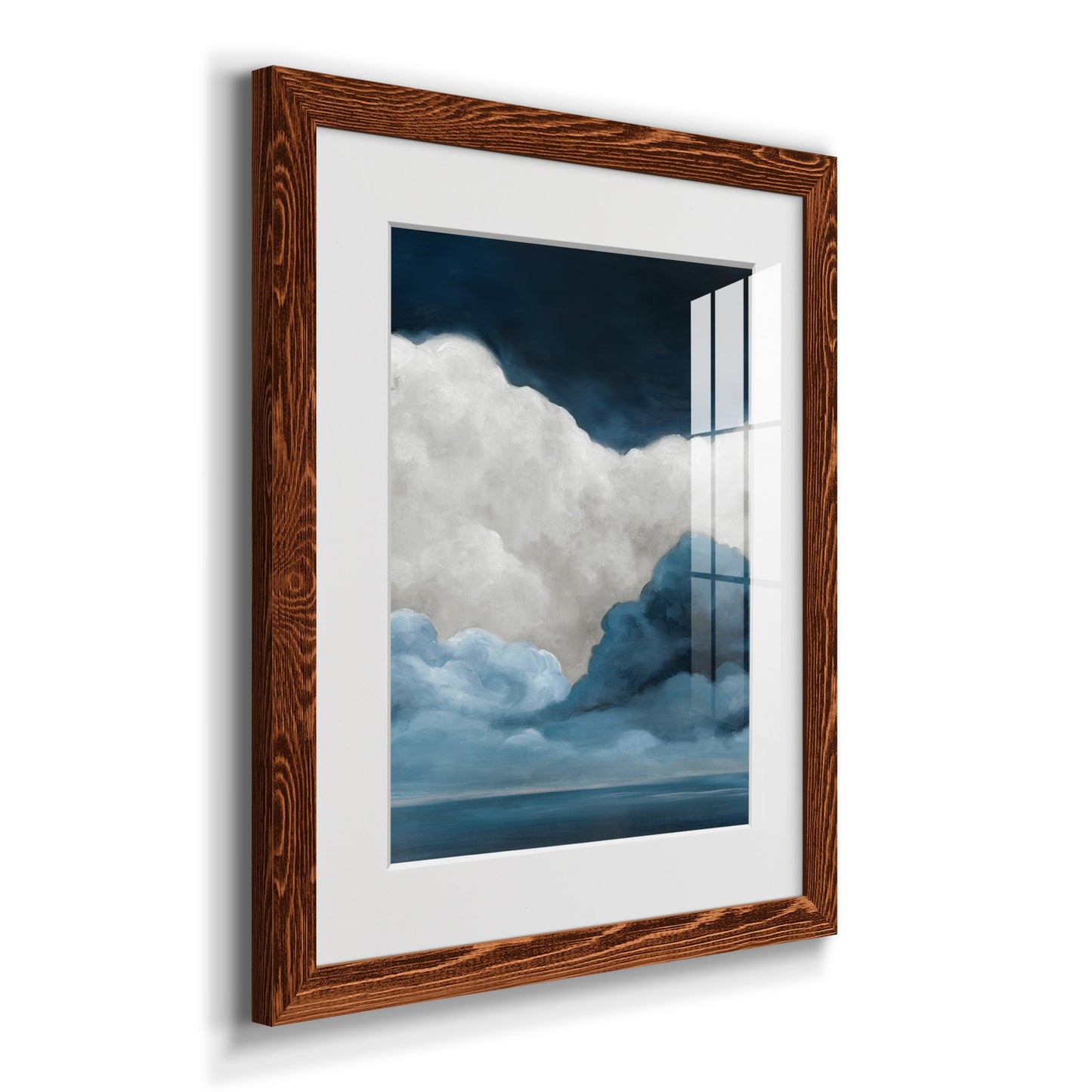 Nature's Drama I - Premium Framed Print - Distressed Barnwood Frame - Ready to Hang