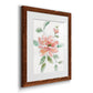 Peony Contour - Barnwood Framed Art Print