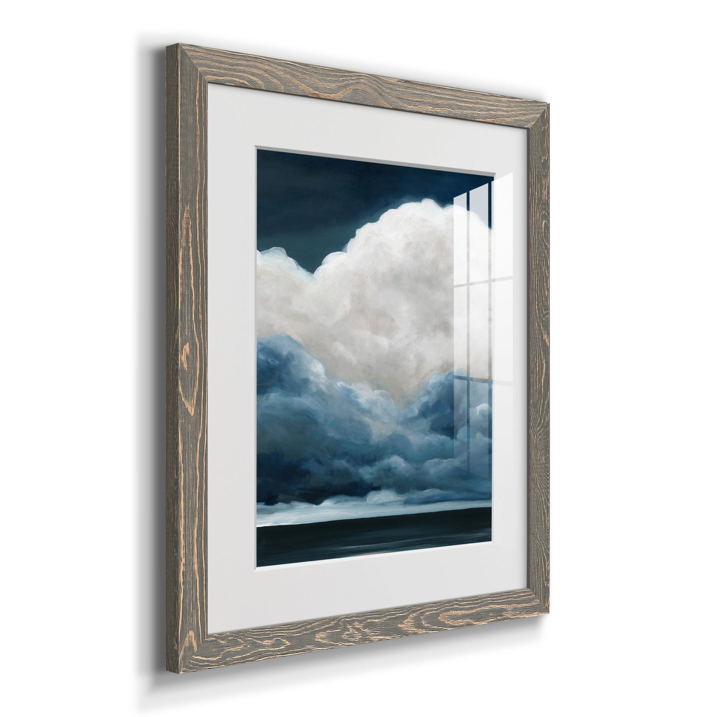 Nature's Drama II - Premium Framed Print - Distressed Barnwood Frame - Ready to Hang