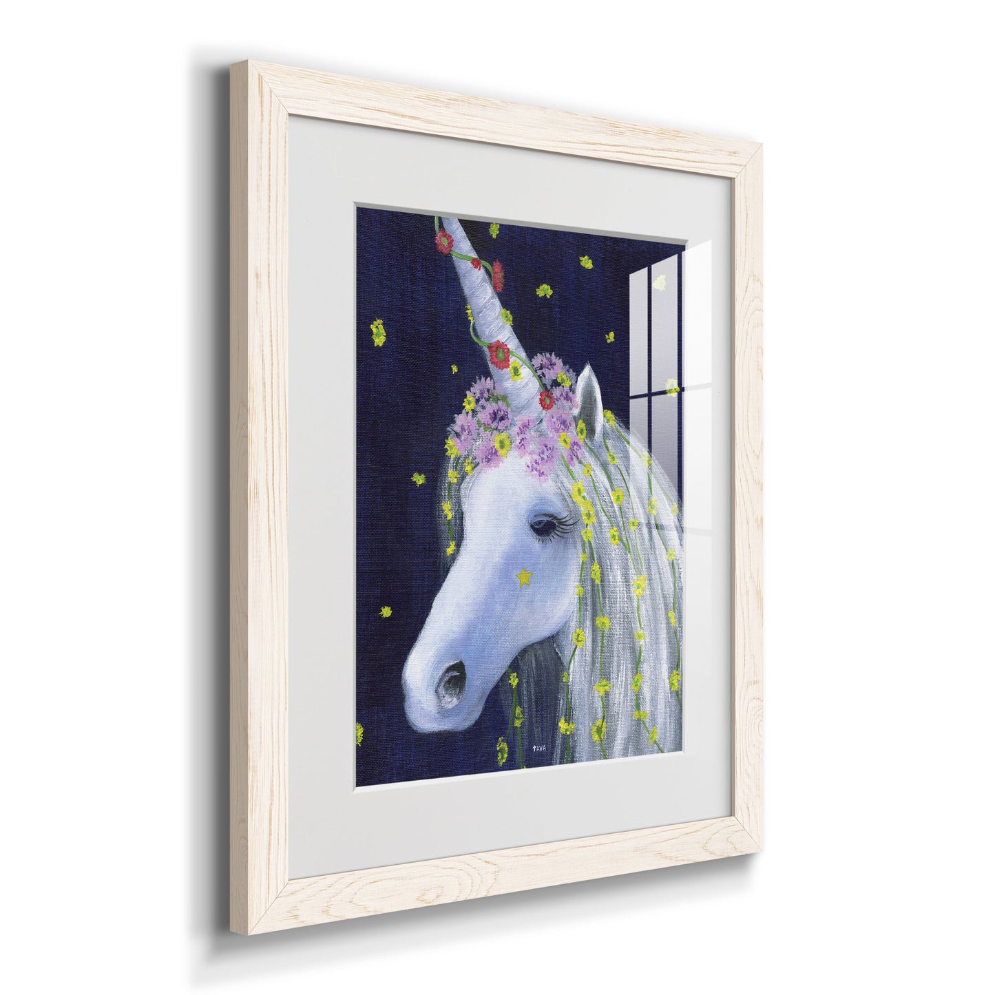 Unicorn IV - Premium Framed Print - Distressed Barnwood Frame - Ready to Hang