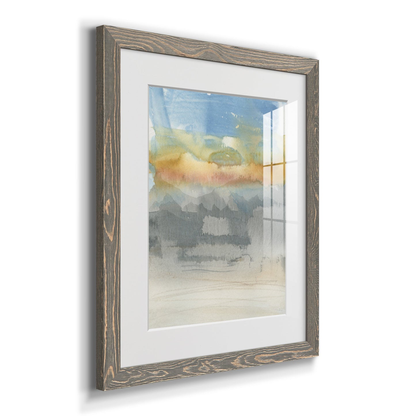 High Desert Sunset II - Premium Framed Print - Distressed Barnwood Frame - Ready to Hang