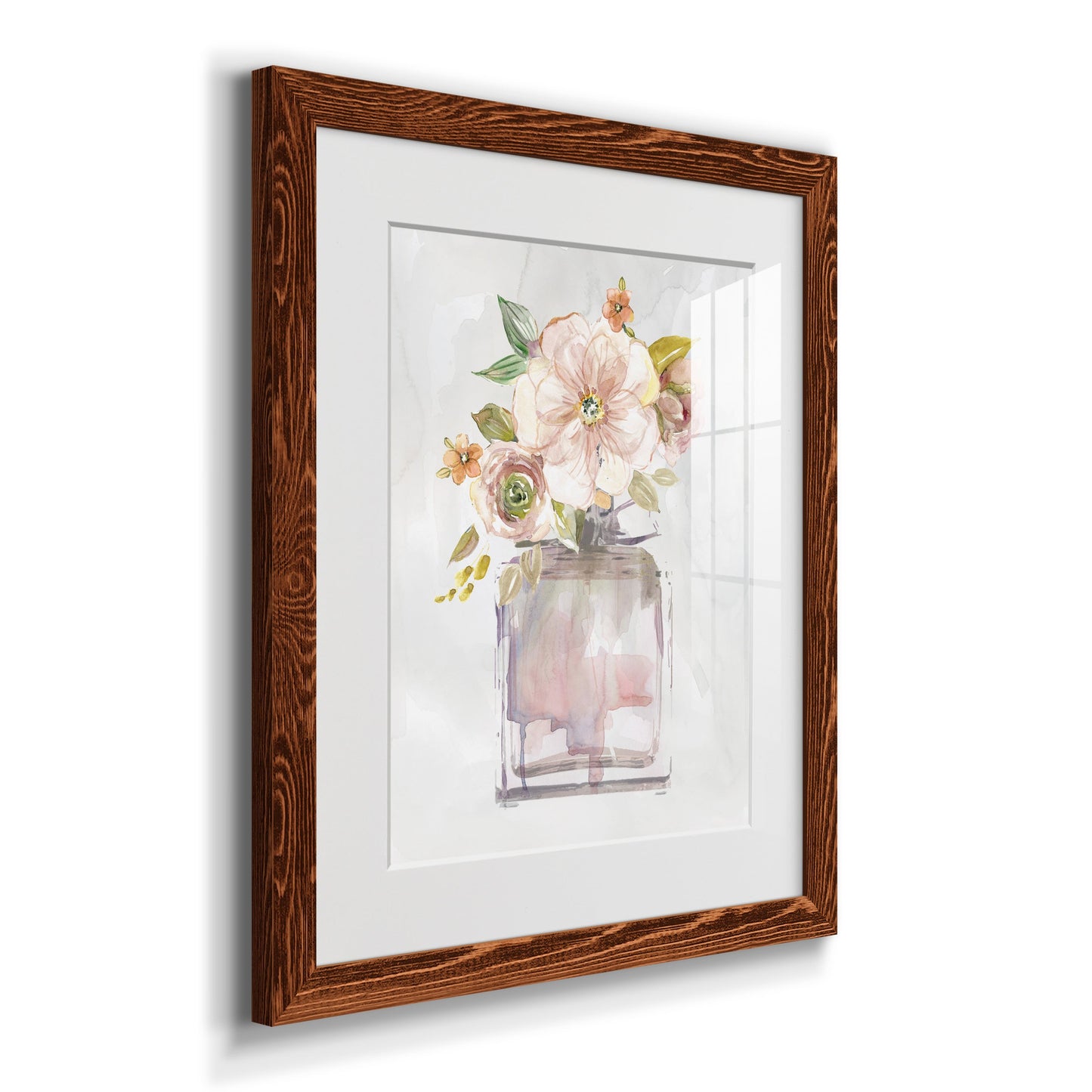 Mini Bouquet I - Premium Framed Print - Distressed Barnwood Frame - Ready to Hang