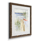 Sketchy Pier - Barnwood Framed Art Print