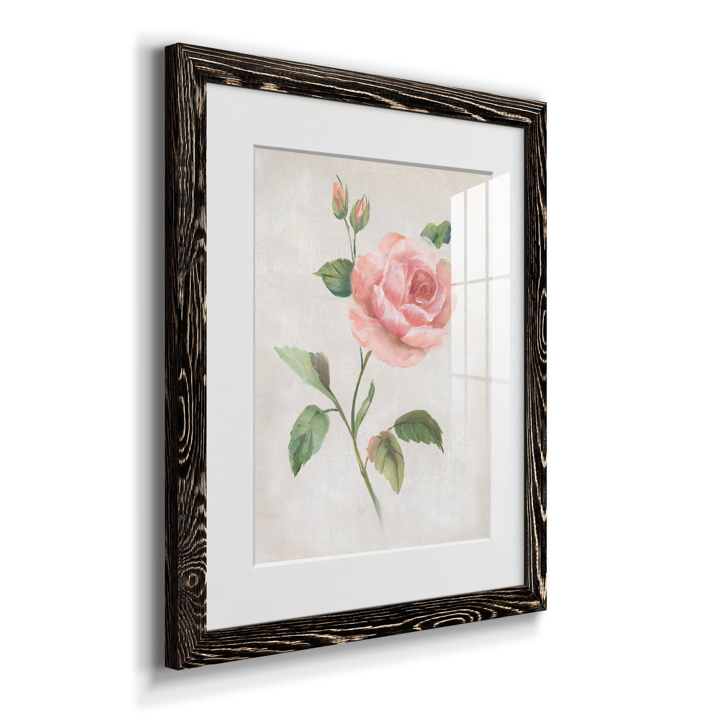 Grandiflora I - Premium Framed Print - Distressed Barnwood Frame - Ready to Hang