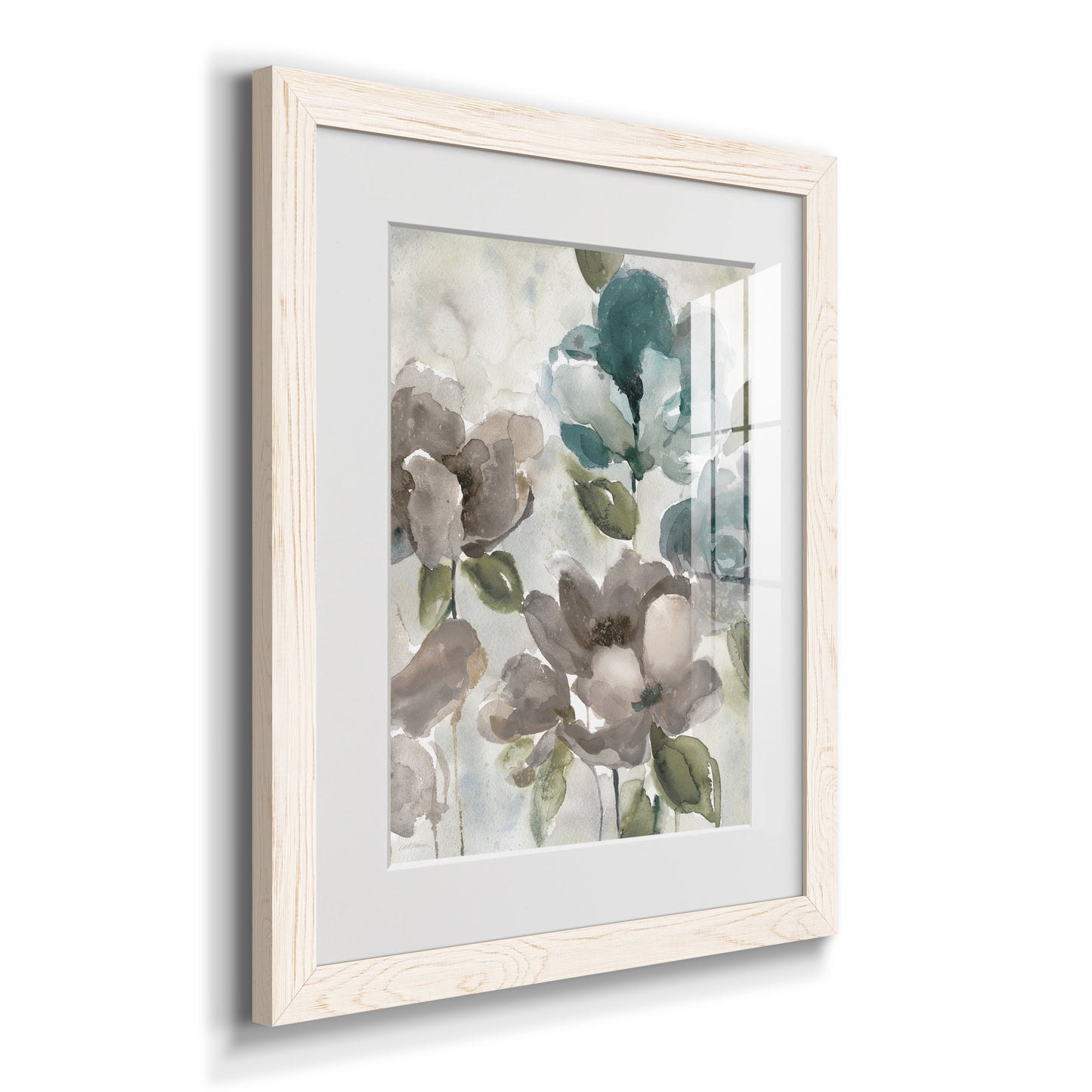 Topaz Garden II - Barnwood Framed Art Print